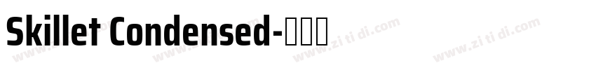 Skillet Condensed字体转换